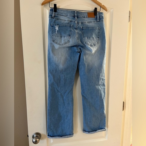 Resfeber Los Angeles Designer Medium Wash, Distressed Jeans Women’s Size 6 - Picture 5 of 16
